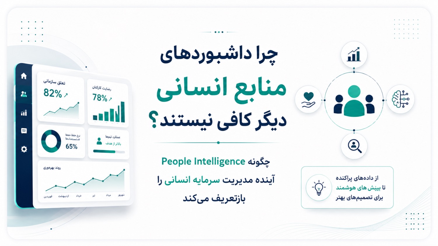 چرا داشبوردهای منابع انسانی دیگر کافی نیستند؟ چگونه People Intelligence آینده مدیریت سرمایه انسانی را بازتعریف میکند